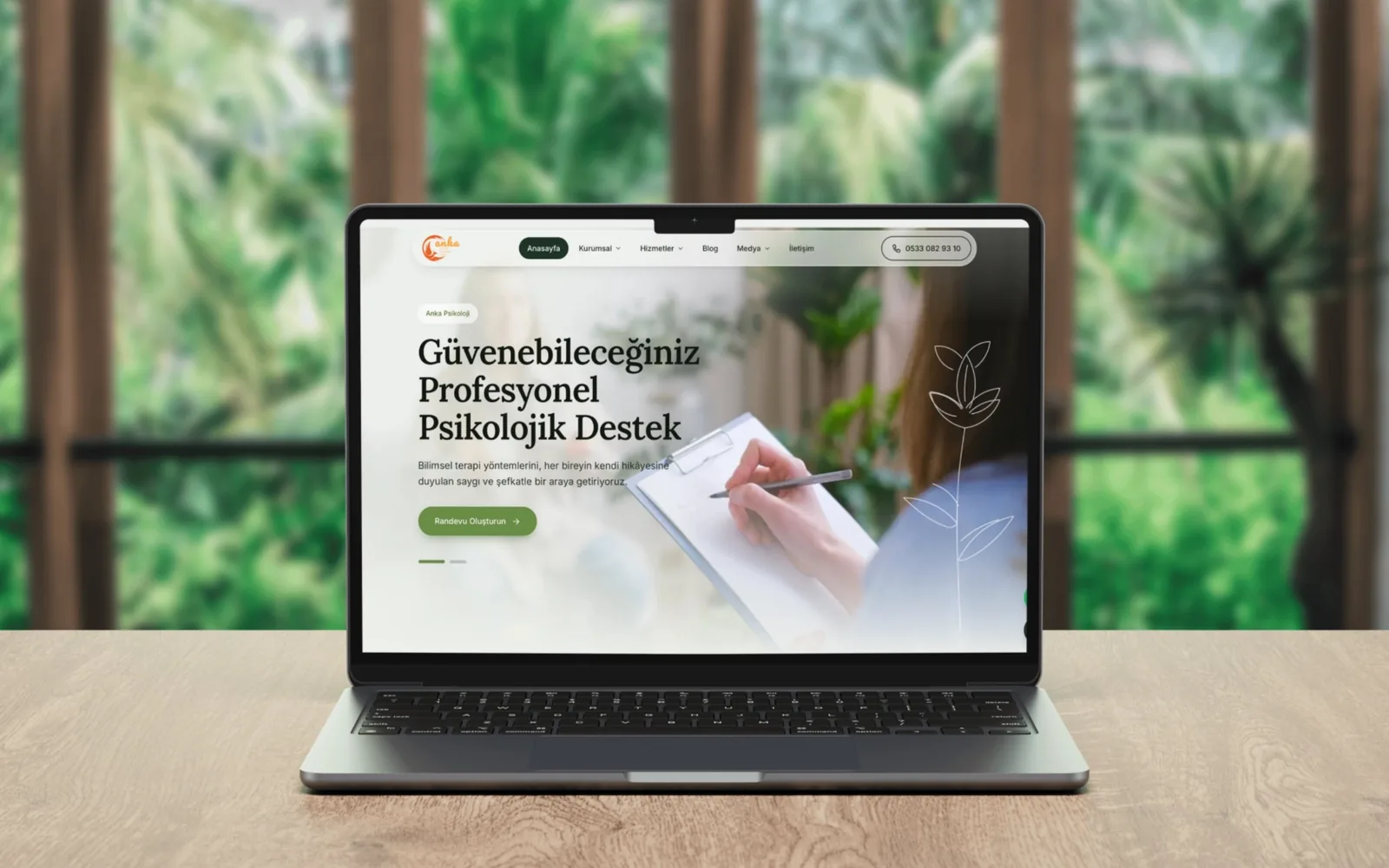 Anka Psikoloji ve Danışmanlık kurumsal web sitesi tasarımı - Deniz Media Group